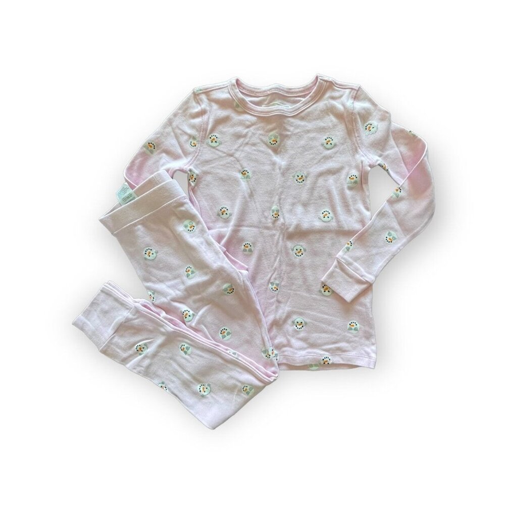 Crewcuts Pink Snowman Pajamas